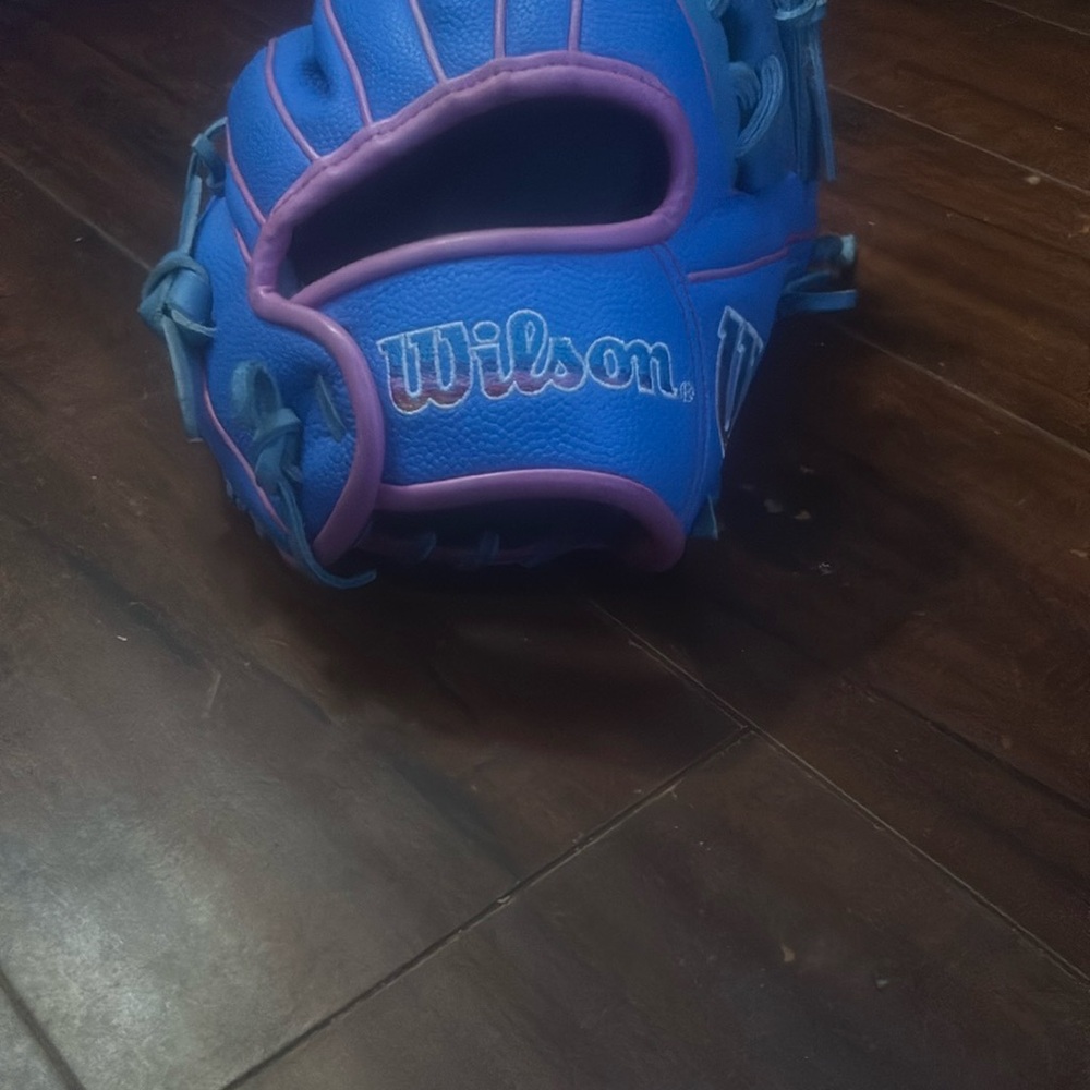 Wilson Vibrant Blue and Pink Glove